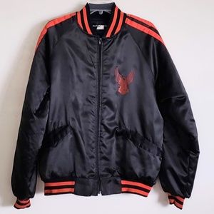SOLD Vtg 70s Harley-Davidson Satin Bomber Jacket L